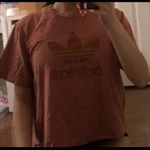 Adidas pink activewear shirt in size XL (fits like M)